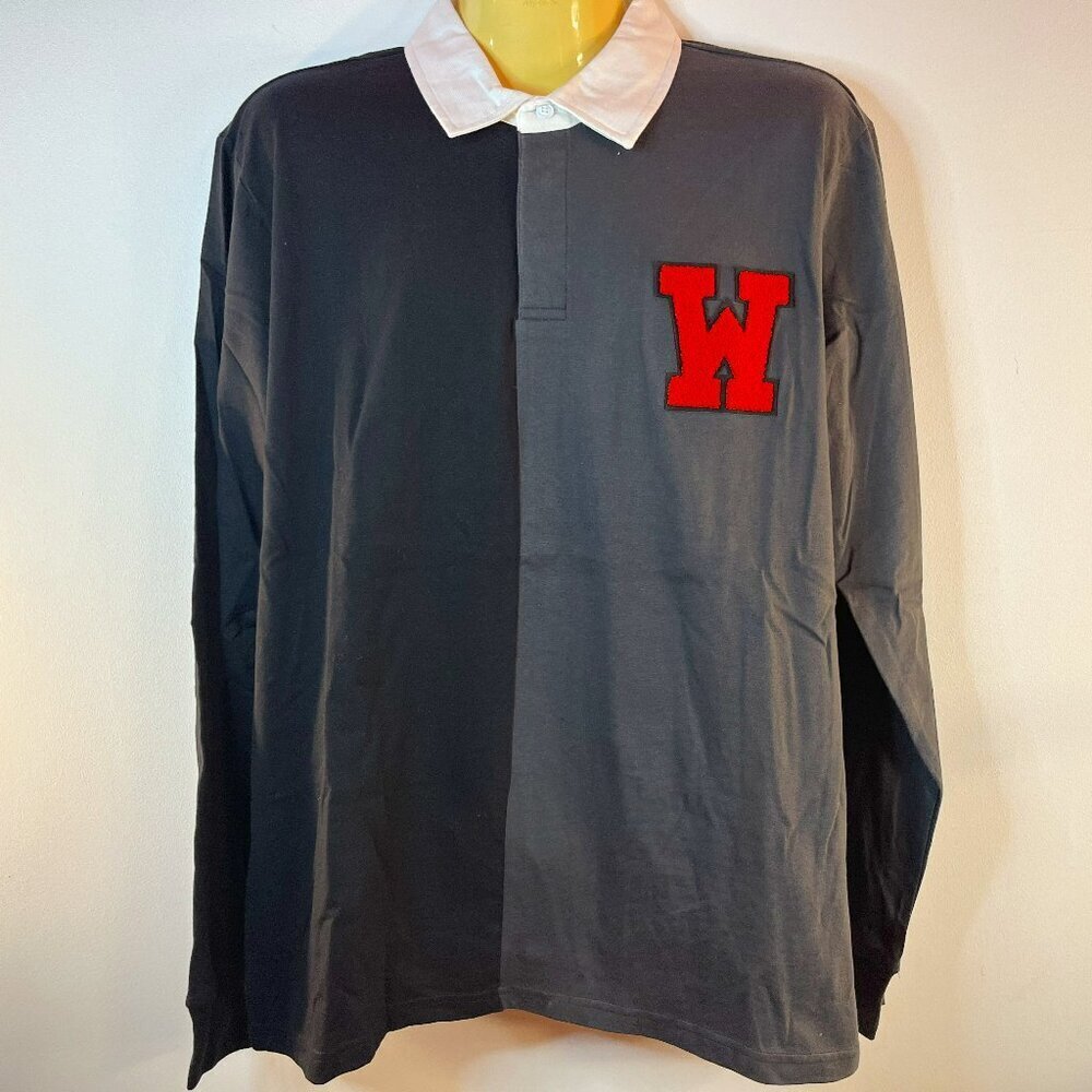 WXYZ Men's Casual Two Color Long Sleeved Polo Shirt - Size Small - NWT